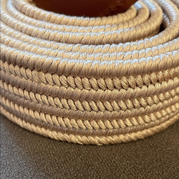 Ghost Gold SAM Braided Tan Belt with Brown Leather Stretch 42/44/46 - Picture 4 of 4